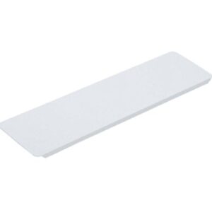 hd 3-5/8w x 13-3/8" replacement medicine cabinet white metal shelf package of 12