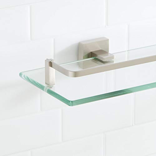 Signature Hardware 295797 Albury 19-5/8" Glass Bathroom Shelf