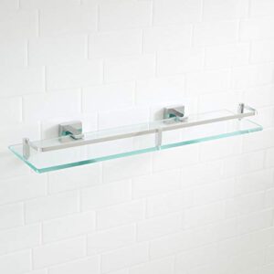 Signature Hardware 295797 Albury 19-5/8" Glass Bathroom Shelf