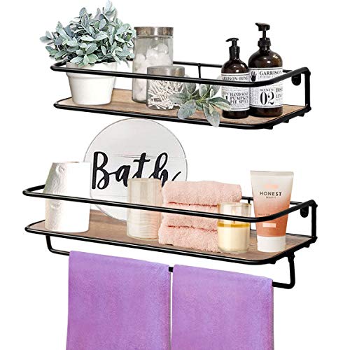 QEEIG Bathroom Floating Shelves Bundle (Contains 2 Items)