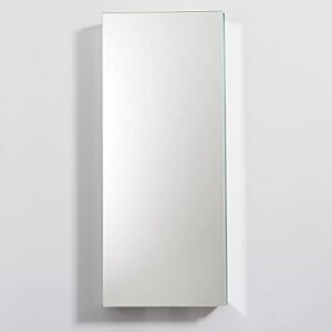 Fresca 15" Wide x 36" Tall Bathroom Medicine Cabinet w/Mirrors