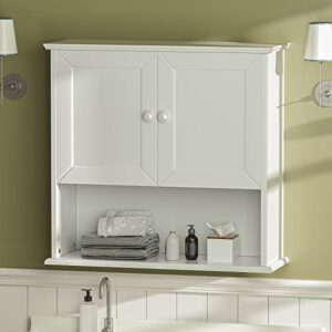 visiblesser bathroom wall cabinet, hanging medicine cabinets, wall mounted storage cabinet for kitchen & living room, white