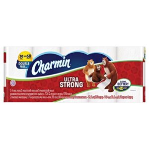 charmin ultra strong 30 double plus rolls