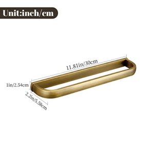 Leyden Brass Towel Bar,Antique Towel Rack Holder Bath 11.81 Inch Rod Hanger Wall Mounted Bathroom Accessories Vintage