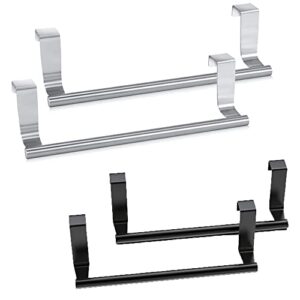 Towel Rack for Cabinet, Strong Steel Kitchen Over Cabinet Towel Bar Rack