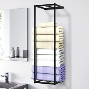 28" wall towel rack for bathroom towel rack wall mounted towel holder for rolled bath towels,new upgrade 3 bars towel rack