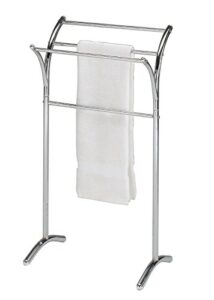 ehomeproducts chrome finish towel rack bathroom stand shelf