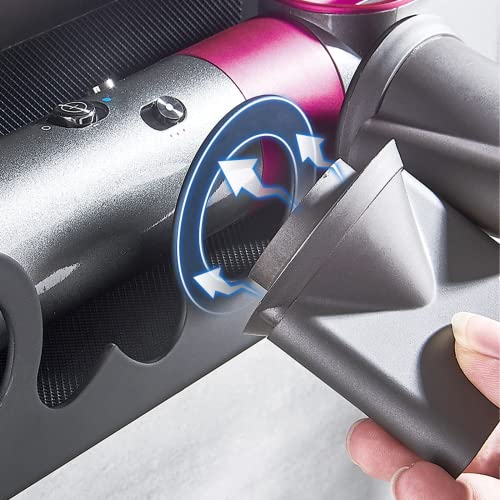 Wall Mount Holder Compatible with Dyson Airwrap Styler and Dyson Supersonic Hair Dryer, 2 in 1 Organizer Stand Storage Shelf Compatible with Dyson Curling Iron Wand for Bathroom Bedroom