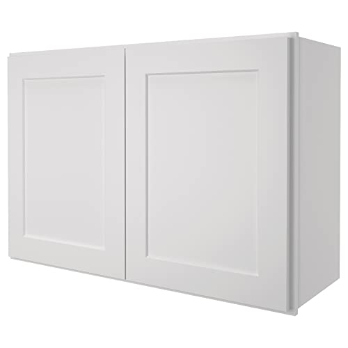 LOVMOR Wall-Mounted Bathroom Cabinet, Medicine Cabinet, Bathroom Cabinet Wall Mounted with Adjustable Shelves & Soft-Close Door, 12" D*36" W*24" H