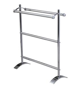 essentials freestanding double towel stand finish: chrome