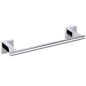 hand towel rack polished chrome 13.78", angle simple sus304 stainless steel bathroom towel holder, face towel bar for wall