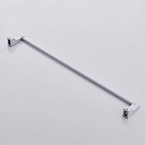 OMOONS Bathroom Shelves Single Bar Towel Rack Aluminum Kitchen Bathroom Rack Wall-Mounted Hanger Screw