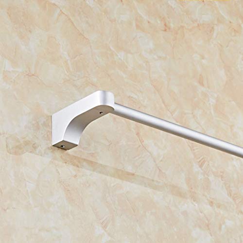 OMOONS Bathroom Shelves Single Bar Towel Rack Aluminum Kitchen Bathroom Rack Wall-Mounted Hanger Screw