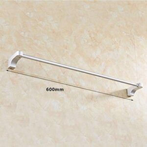 OMOONS Bathroom Shelves Single Bar Towel Rack Aluminum Kitchen Bathroom Rack Wall-Mounted Hanger Screw