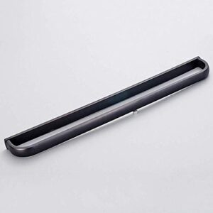 OMOONS Simple Bathroom Towel Rack Bathroom Hardware Single Rod Towel Rack Black Copper Towel Bar