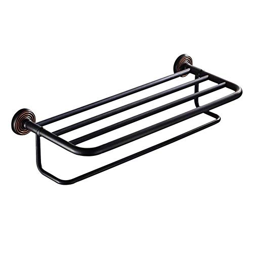 OMOONS Bronze Towel Rack Wall Towel Rack with Single Towel Rack Bathroom Accessories