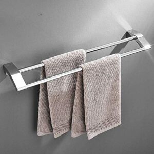 omoons towel rack double towel rack chromed hanging rod holder towel rack towel rack bathroom accessory
