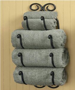 park designs scroll bath towel holder