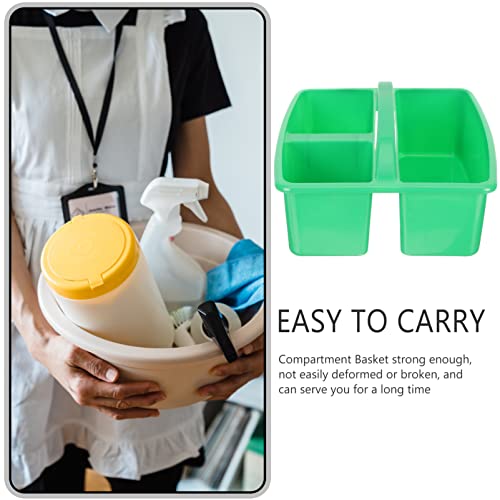 Cabilock Large Plastic Shower Caddy Tote Portable Storage Caddy Basket Cleaning Tool Organizer Pail Bucket Organizer Household Bucket for Cleaning Supplies