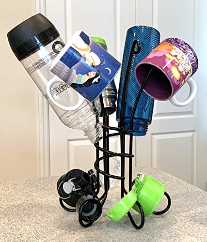 Bottle and Bag Drying Rack-Sports Water Bottles, Baby Bottles, soda Bottles, Plastic and Reusable Food Storage Bags, Kitchen Dish Towel Holder, Bathroom Hand Towels, washcloths, Baby Bibs…