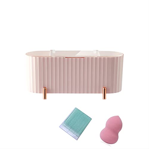 Qtip Holder Qtip Dispenser , Makeup, Cotton Ball , Cotton Swab ,Vanity Organizers Snd Storage Box storage 1 Piece With 50 pink