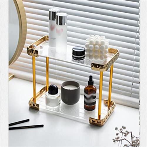 Storage Rack Bathroom Rack Desktop Dressing Table Cosmetics Bathroom Shelf Toilet Wash Hand Washing Countertop (Color : D, Size : Multi-Layer)