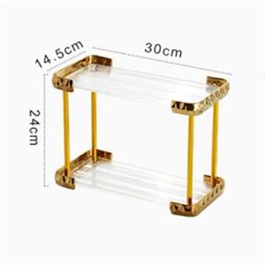 Storage Rack Bathroom Rack Desktop Dressing Table Cosmetics Bathroom Shelf Toilet Wash Hand Washing Countertop (Color : D, Size : Multi-Layer)