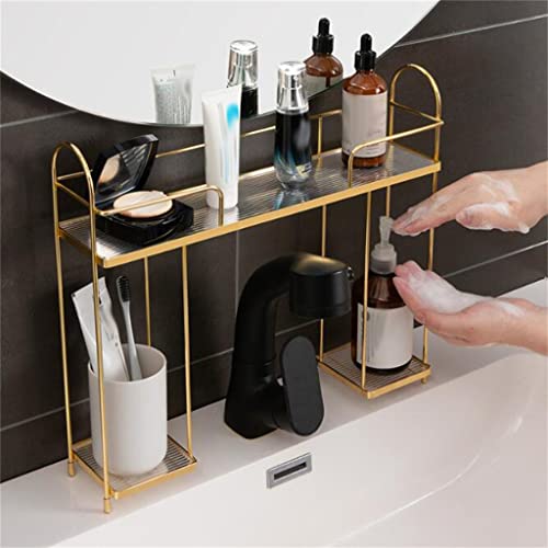 Punch-Free Desktop Storage Box Bathroom Sink Shelf Bathroom Countertop Cosmetics Storage Shelf