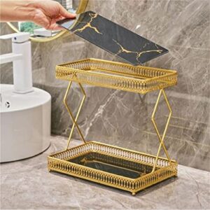 Double-Layer Washbasin Bathroom Shelf Bathroom Toilet Toilet Washstand Cosmetic Storage Rack