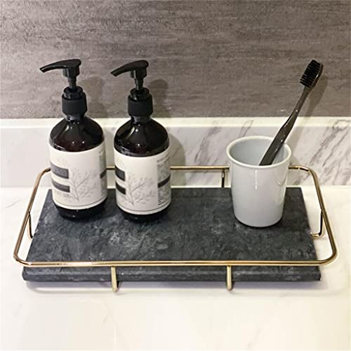 Marble Tray Wash Cosmetics Shelf Toilet Bathroom Countertop Storage Hand Wash Basin