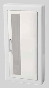 jl industries 1017v10 ambassador cabinet-vertical duo door-primed steel-semi recessed-3in round edge