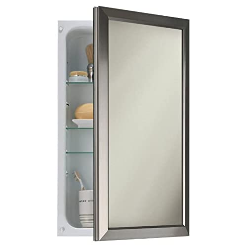 Jensen 625N244SNC Hampton Medicine Cabinet, 15-Inch by 25-Inch