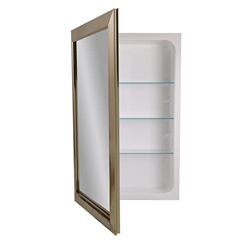 Jensen 625N244SNC Hampton Medicine Cabinet, 15-Inch by 25-Inch