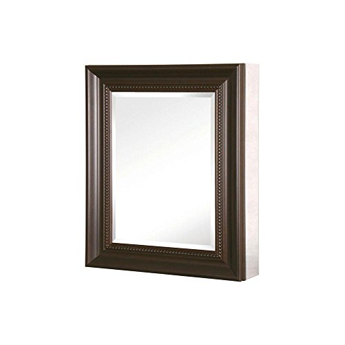 Pegasus SP4600 Deco 30-Inch High by 24-Inch Wide Framed Medicine Cabinet, Oil Rubbed Bronze