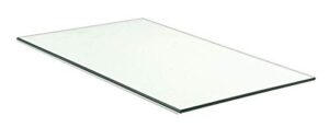 12" x 24" tempered glass shelf 3/16" thick