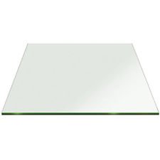 12" x 24" Tempered Glass Shelf 3/16" Thick