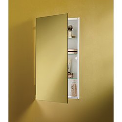jensen 869p34whg specialty flush mount single-door recessed mount medicine cabinet