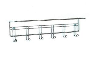 closetmaid 3064 6 hook towel rack, chrome