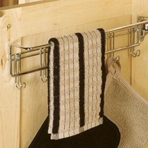 ClosetMaid 3064 6 Hook Towel Rack, Chrome