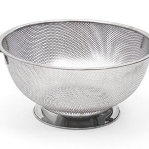 RSVP International International Endurance Stainless Steel Precision Pierced Colander, 5-Quart (Punch-5)