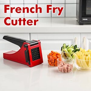 French Fry Cutter, Geedel Professional Potato Cutter for French Fries, Potato Slicer French Fry Maker for Carrot, Cucumber, Onion, Zucchini and more