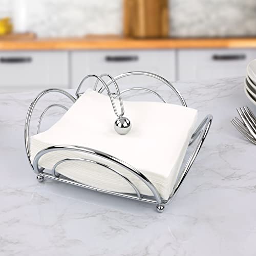 Spectrum Diversified Flower Napkin Holder, Chrome