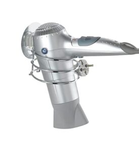 wenko osimo hair dryer holder, 5" x 4.7" x 4.3", chrome