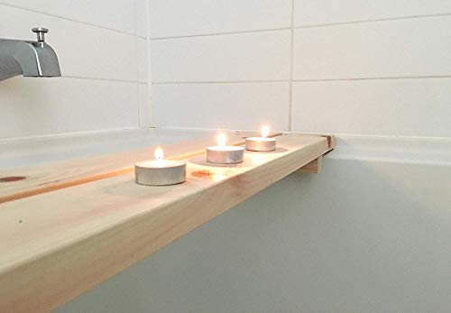 Bathtub Bench/Caddy Made from Hinoki Japanese Cypress Wood