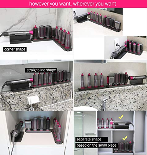 MD Global Transformable Stand Holder for Styler Rack Can Transform The Form Airwrap Styler Storage Organizer