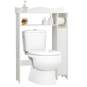 casart bathroom spacesaver over-the-toilet storage shelf bathroom storage cabinet organizer (42" height)