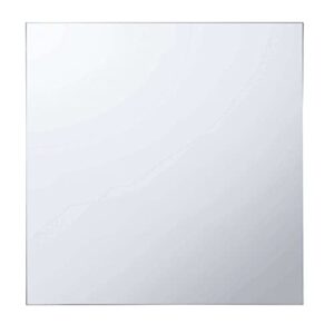 Bathroom Medicine Cabinet, Aluminum, Recessed/Surface Mount, 24" x 24", Right/Left Hinged, Mirrored Interior