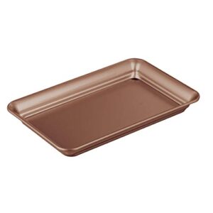 InterDesign Countertop Guest Towel Tray - Bathroom Vanity Organizer, Venetian Bronze