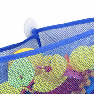 BRALF Bathroom Toy Storage,Organiser Net,Organizers for Bathroom Baby Bath Bathtub Toy Holder Storage Net Mesh Bag Organizer,Bath Toy Organizer with Strong Suction Cups Bathtub Toys Holder