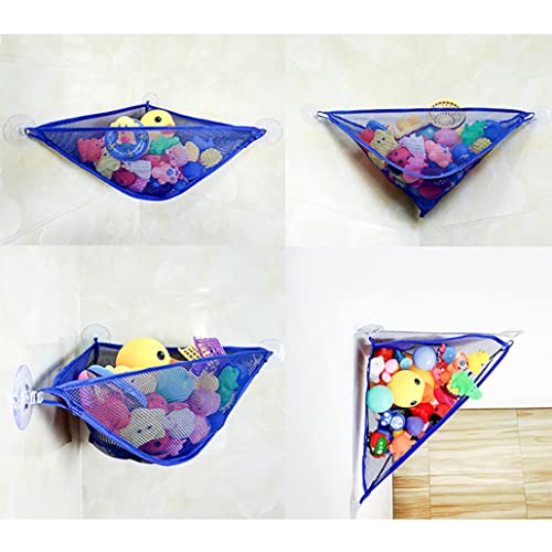 BRALF Bathroom Toy Storage,Organiser Net,Organizers for Bathroom Baby Bath Bathtub Toy Holder Storage Net Mesh Bag Organizer,Bath Toy Organizer with Strong Suction Cups Bathtub Toys Holder